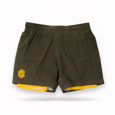 CHOSEN minimal HYBRID Fightshorts - olive